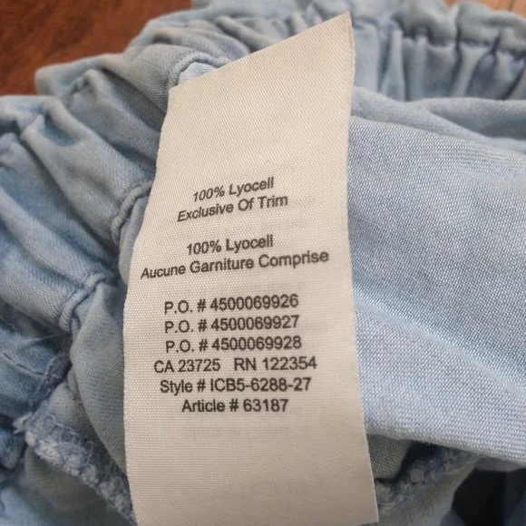 Community - Chambray Doddridge High Waisted Shorts - Picture 9 of 9